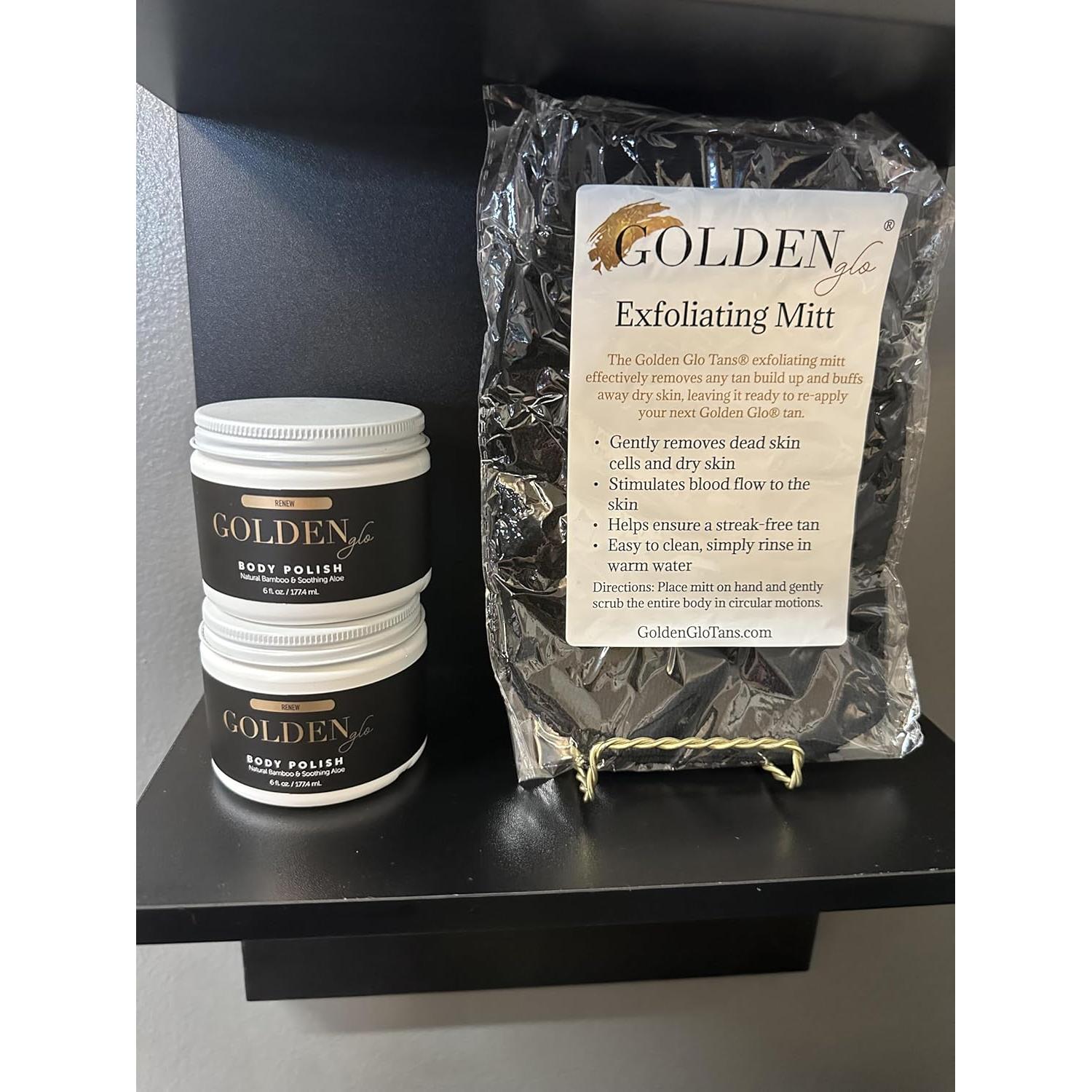 Mitón Exfoliante Reutilizable Golden Glo - Piel Suave