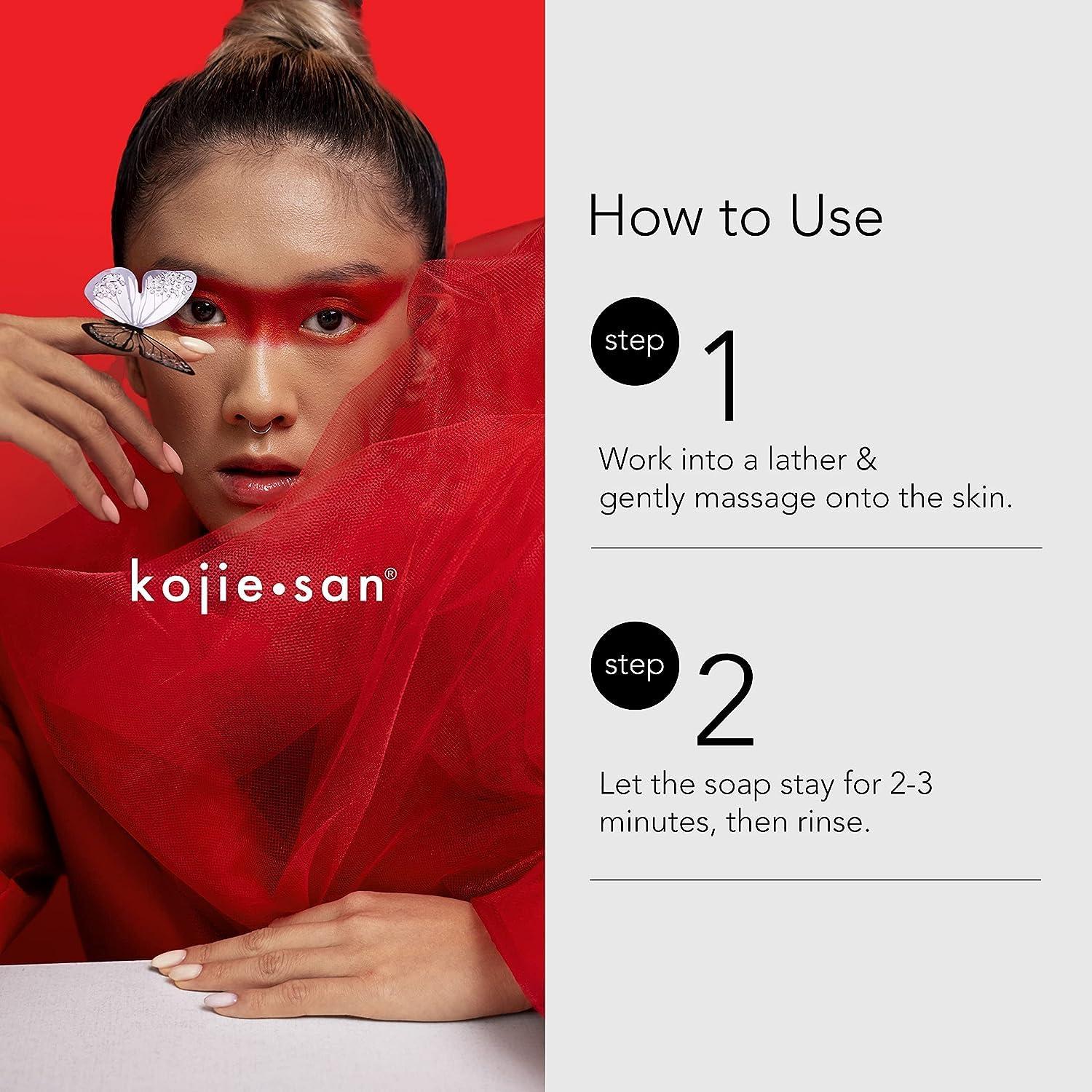 Jabón Aclarador de Piel Kojie San 135g x6 - Facial y Corporal