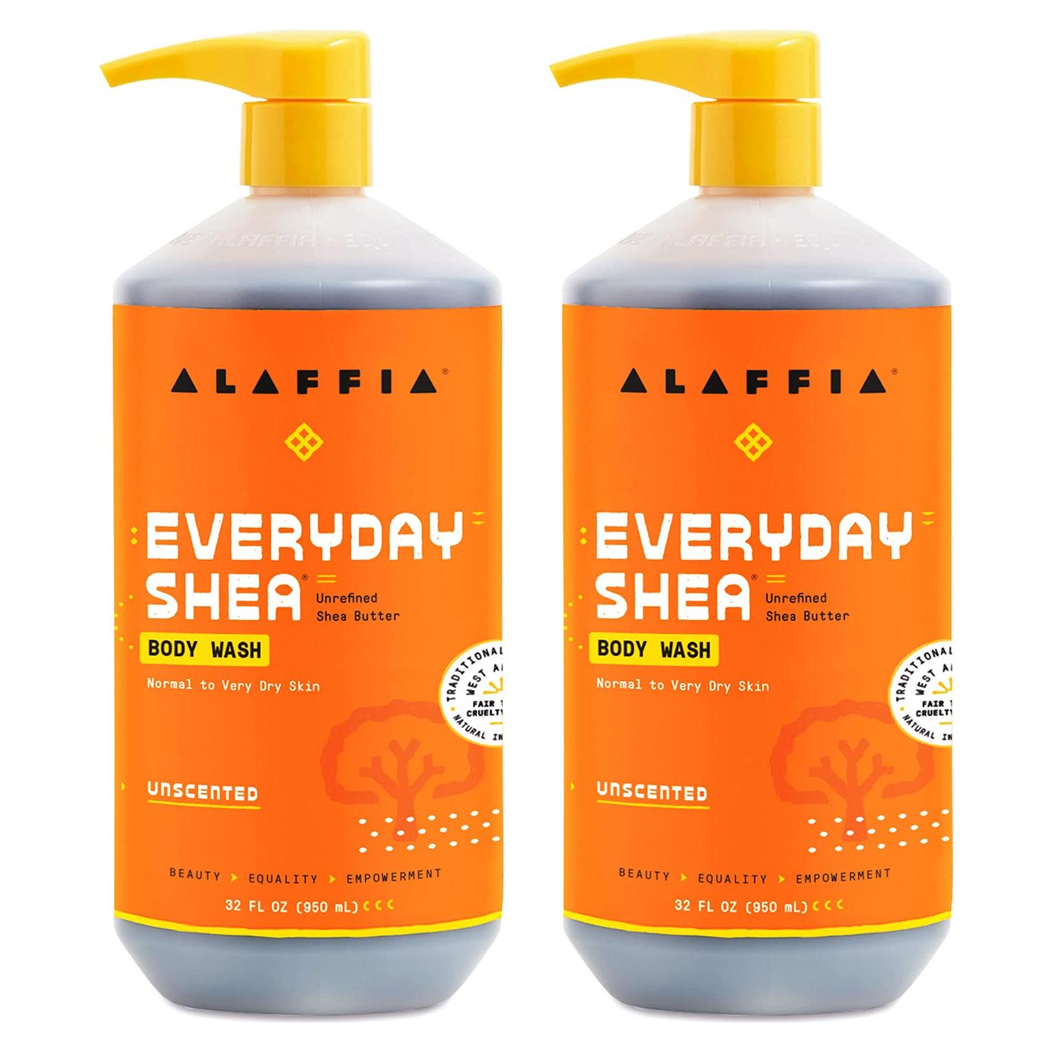 Gel de Ducha Alaffia Manteca de Karité 946 ml Sin Fragancia - 2 Unidades