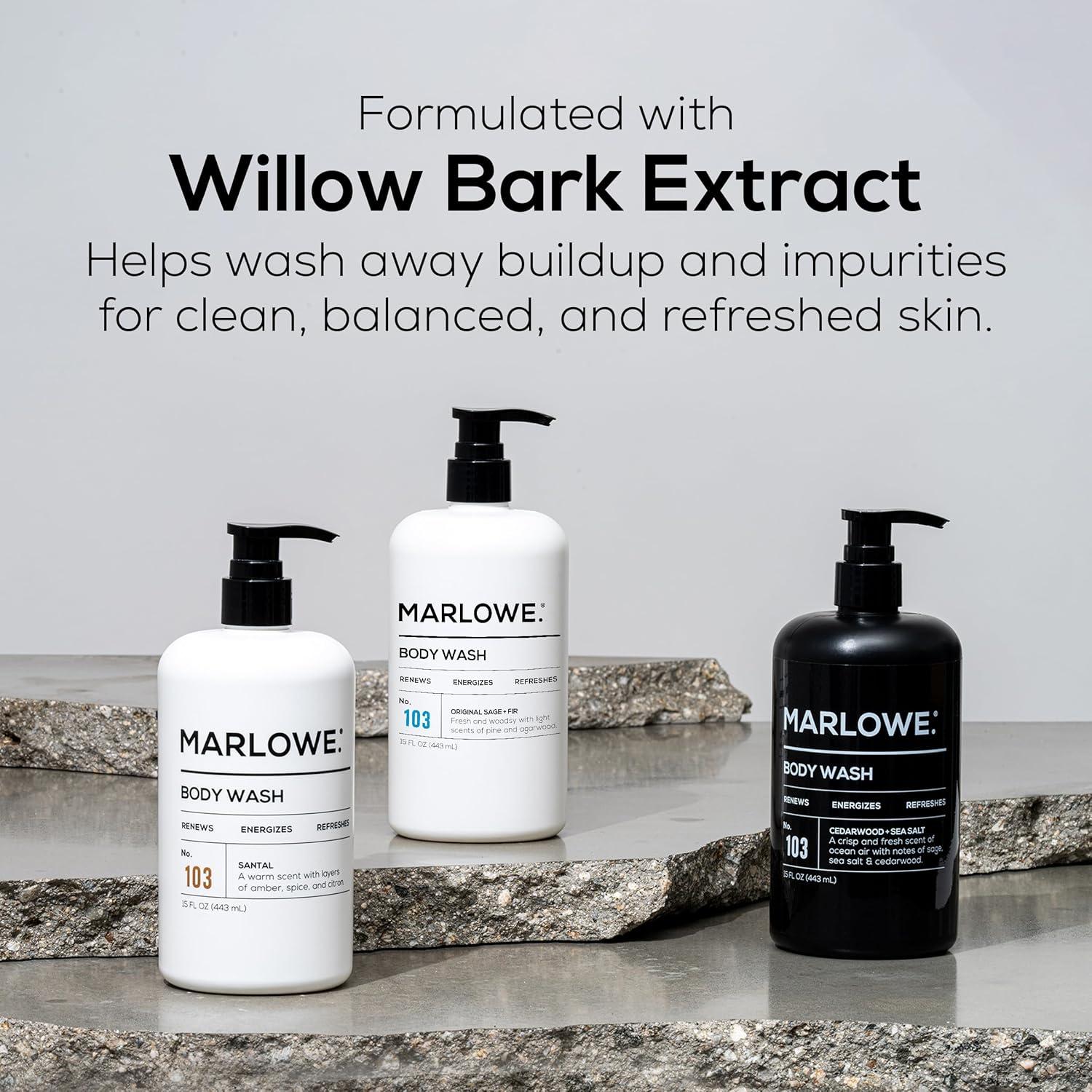 Gel de Ducha MARLOWE. Sándalo 425 ml con Dispensador