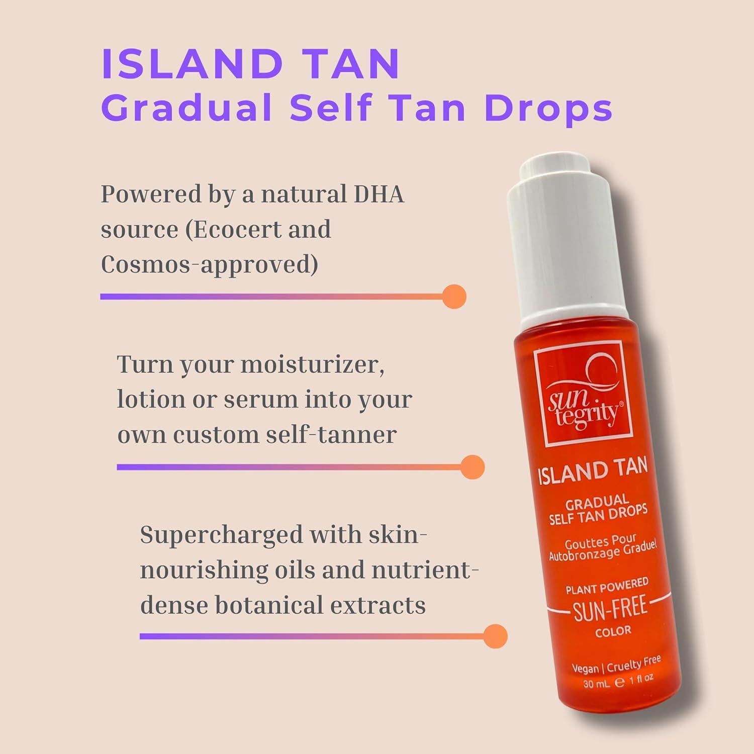Gotas de Bronceado Gradual Suntegrity Island Tan 127g