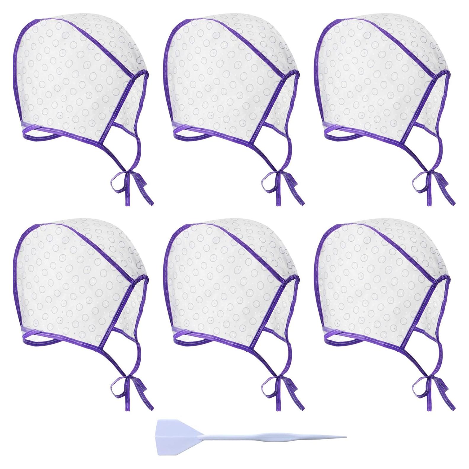 Kit de 6 Gorras de Resaltado para Teñir Cabello WILLBOND - Púrpura