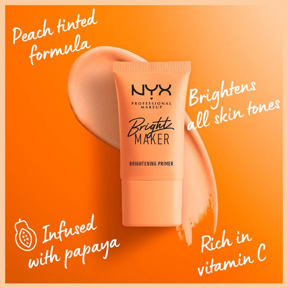Primer Facial Iluminador NYX Brillo Maker 19.84 ml Vegano