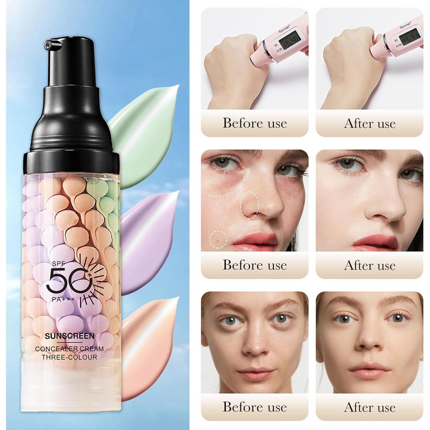 Primer Hidratante 3 en 1 Deepmind con SPF 50 - Corrector de Color