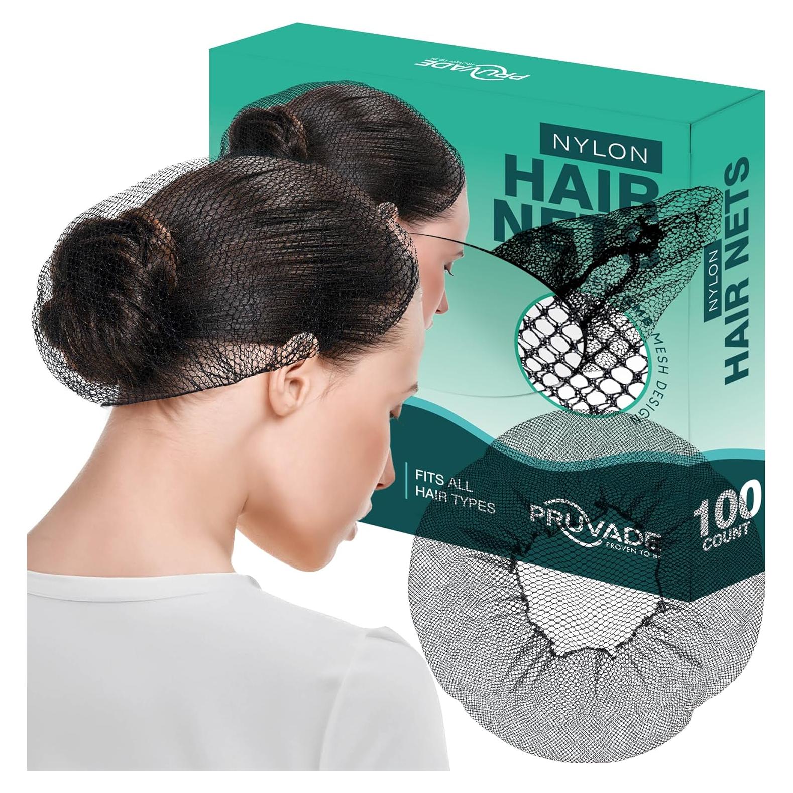 Redes de Nylon para Cabello Pruvade - Paquete de 100 - 60.96 cm