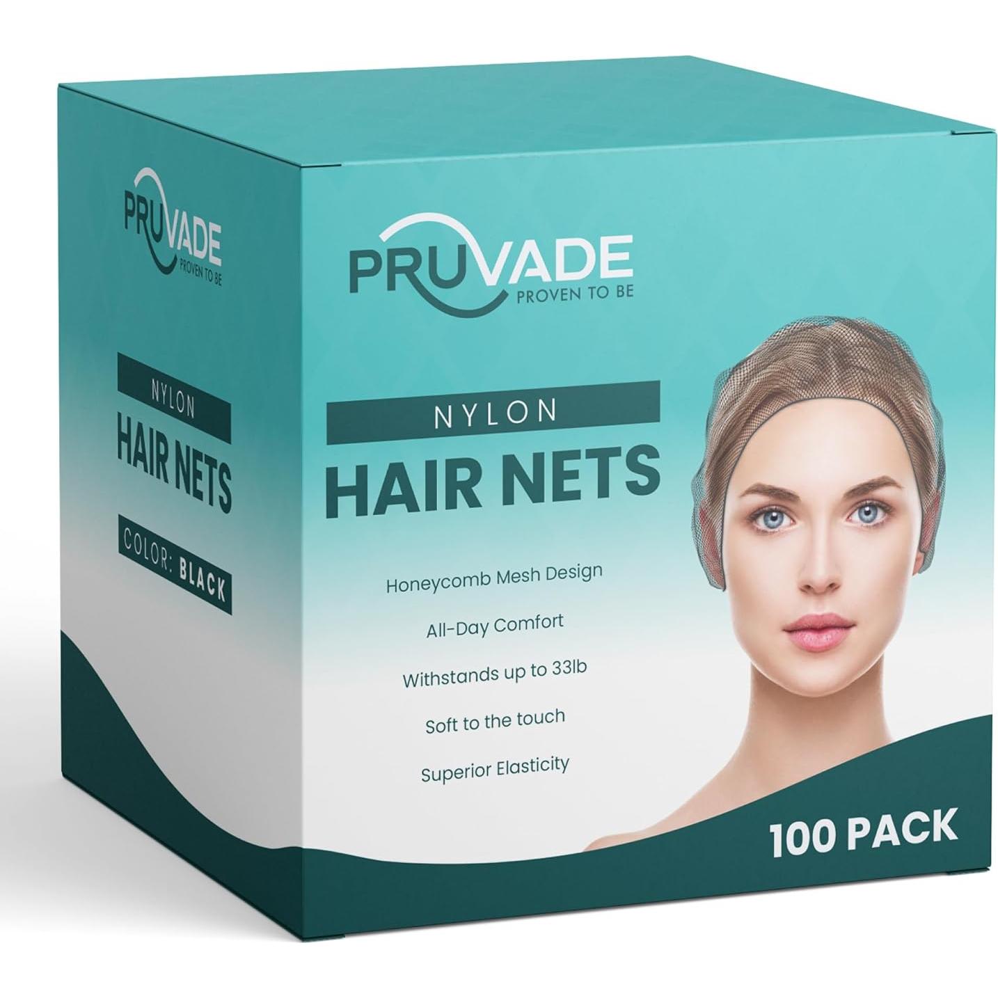 Redes de Nylon para Cabello Pruvade - Paquete de 100 - 60.96 cm