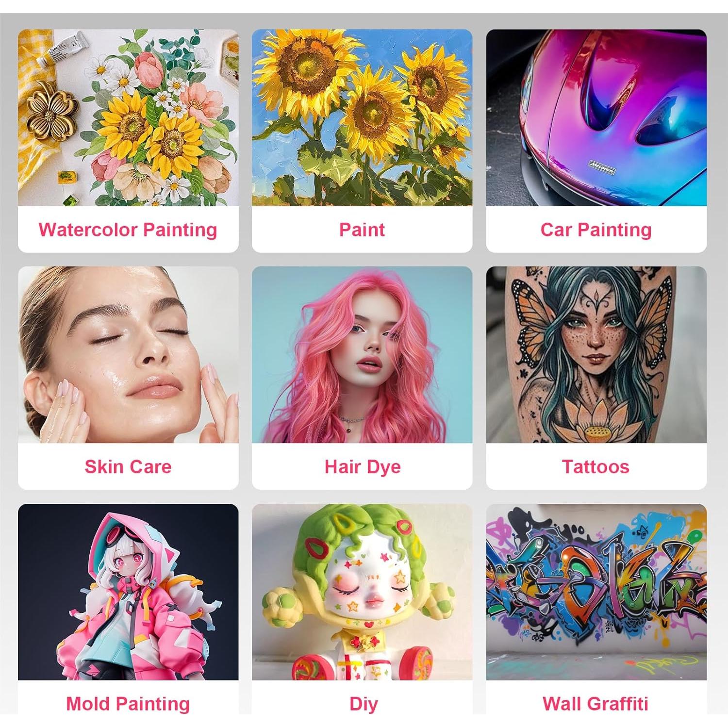 Kit Aerógrafo Profesional MADETEC para Uñas con Compresor 0.6kg