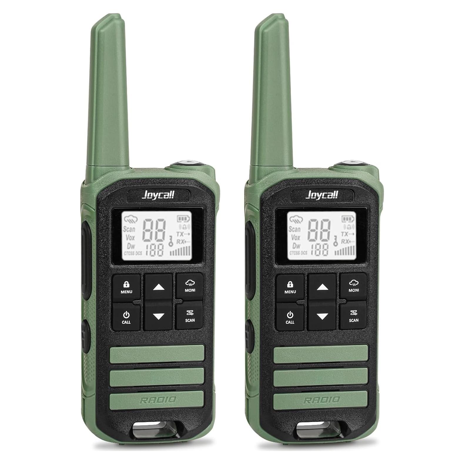 Walkie Talkies Joycall JF-22 5 km Alcance Verde NOAA