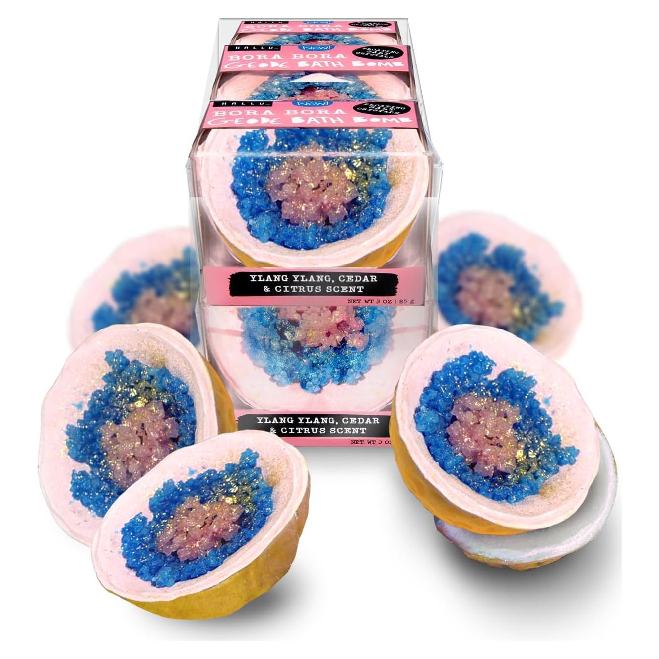 Bombas de Baño Geode Hallu Bora Bora - Pack de 6