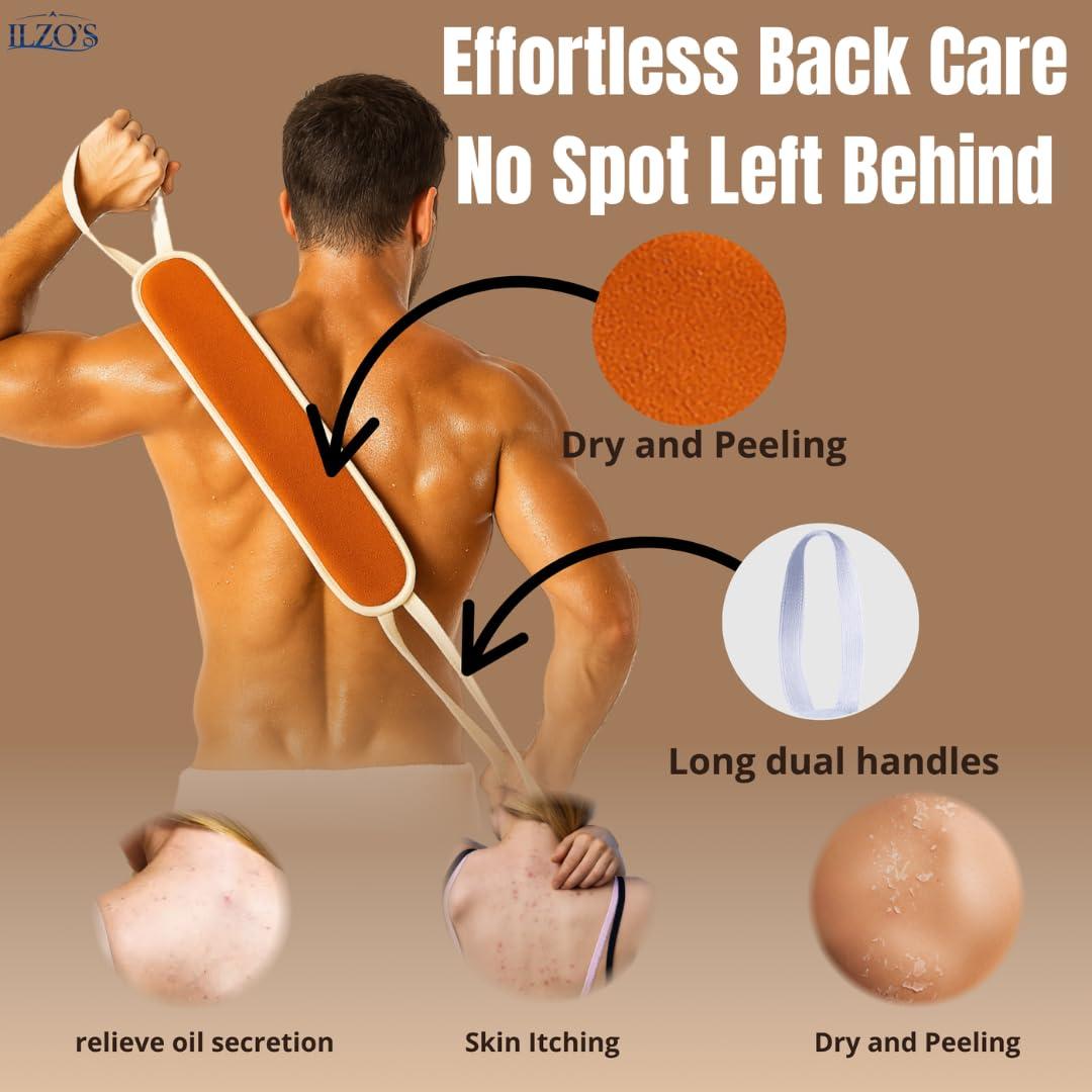 Guantes Exfoliantes Marroquíes ILZO'S - 3 Piezas Naranja