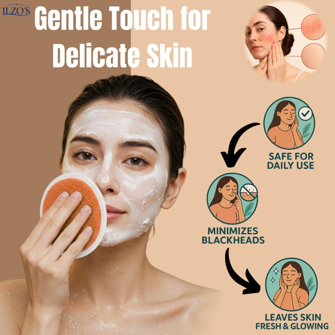 Guantes Exfoliantes Marroquíes ILZO'S - 3 Piezas Naranja