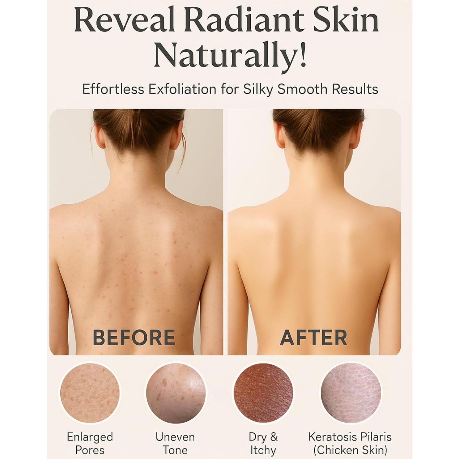 Guantes Exfoliantes Marroquíes ILZO'S - 3 Piezas Naranja