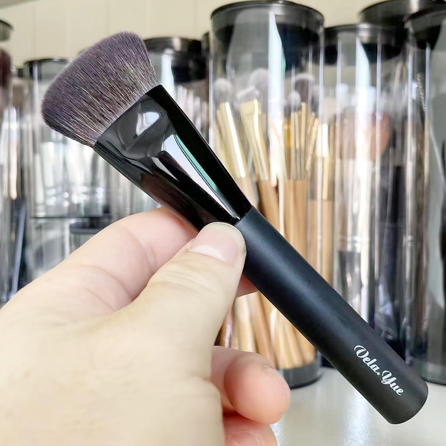 Brocha Plana de Contorno VY - Cerdas Sintéticas Suaves