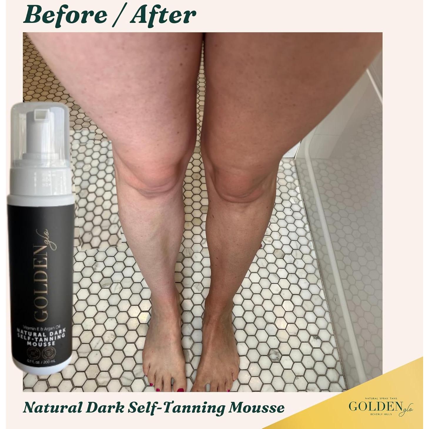 Mousse Autobronceador Natural Oscuro Golden Glo 200ml