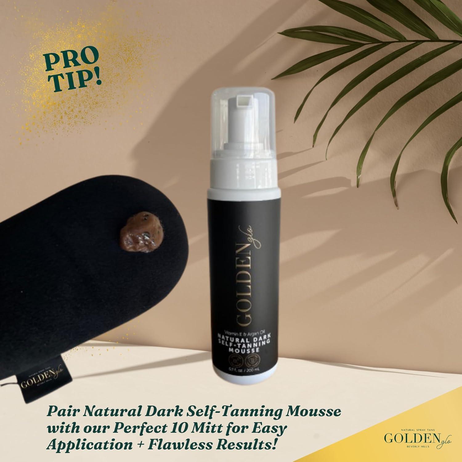 Mousse Autobronceador Natural Oscuro Golden Glo 200ml