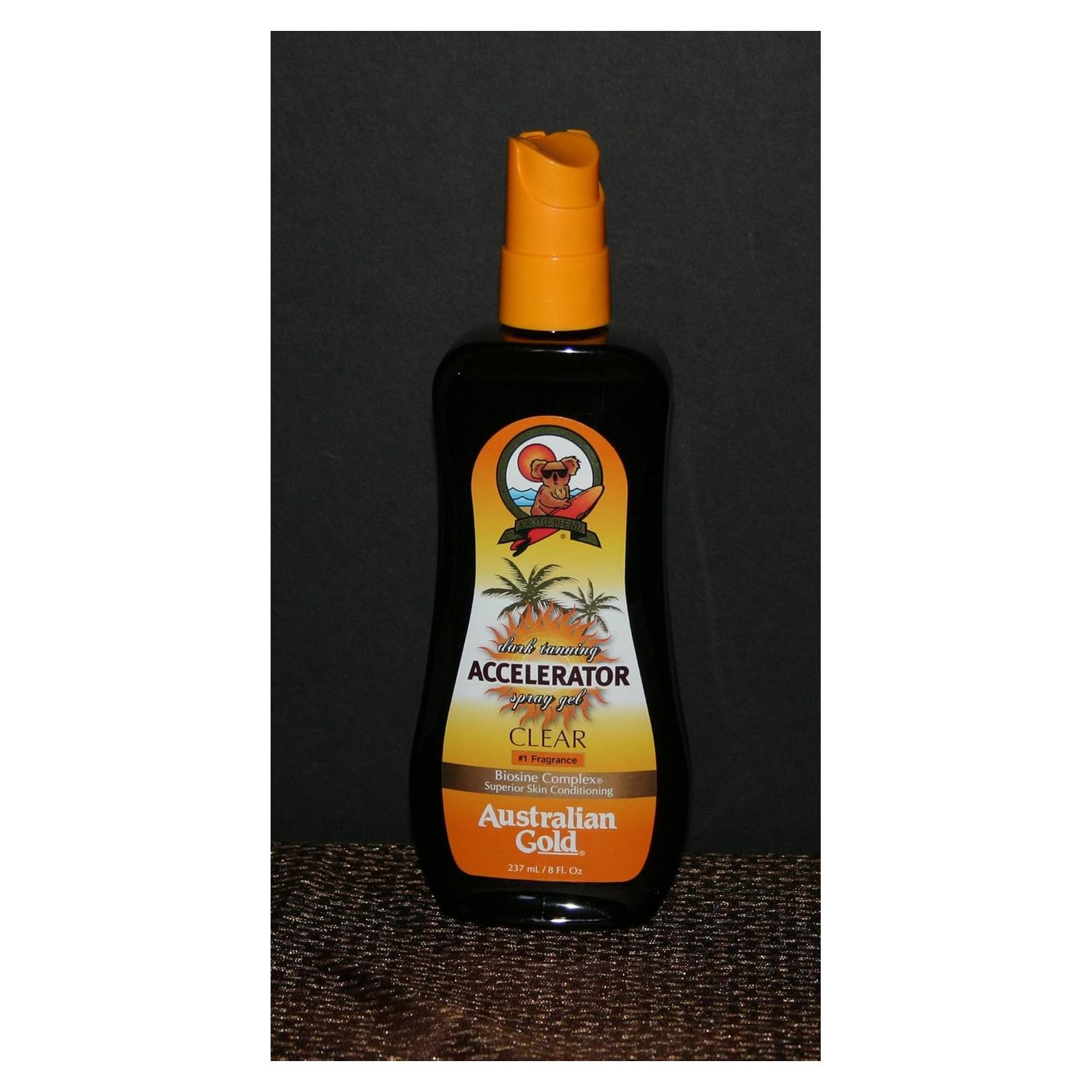 Spray Bronceador Oscuro Etiqueta Gel 2011 con Vitamina E