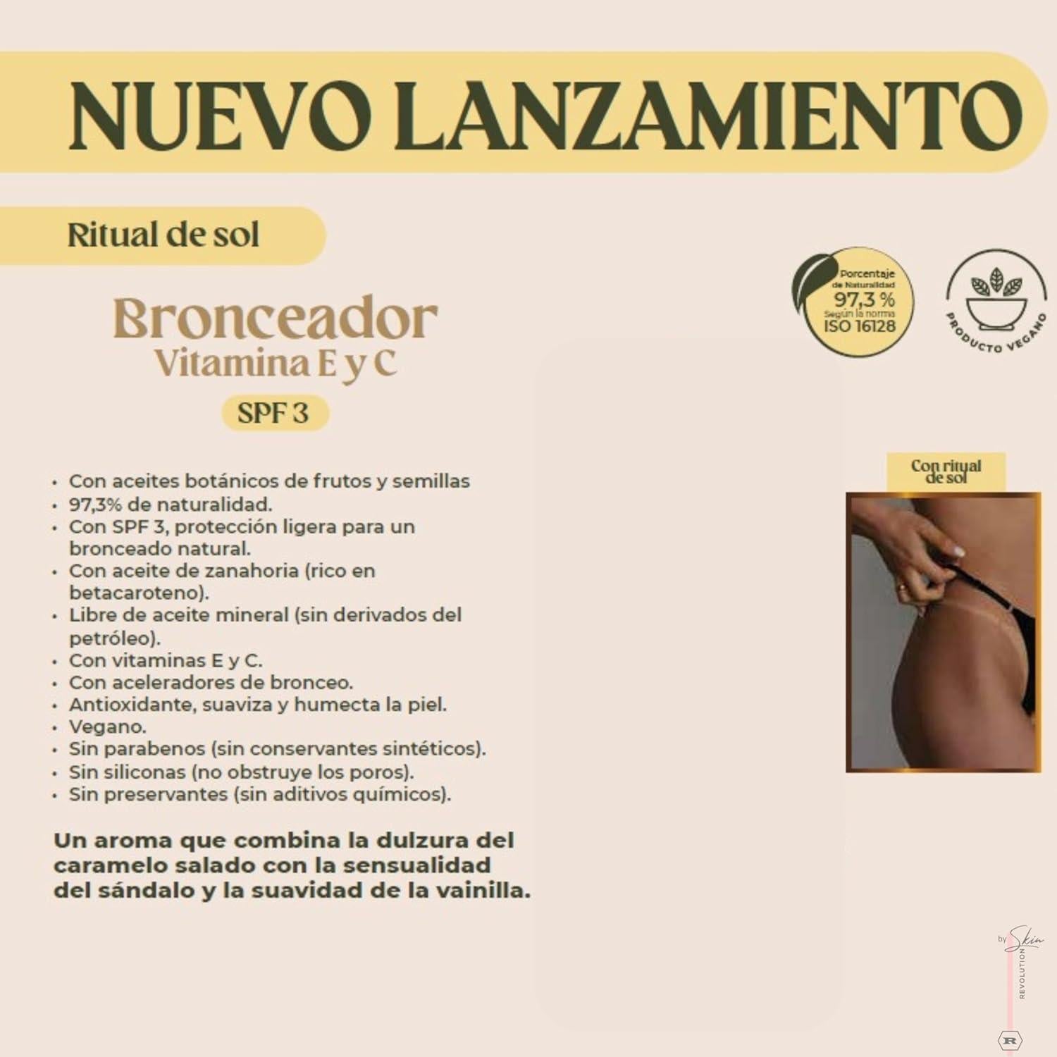 Bronceador Natural Ritual Botanico 240ml SPF3 Vegano