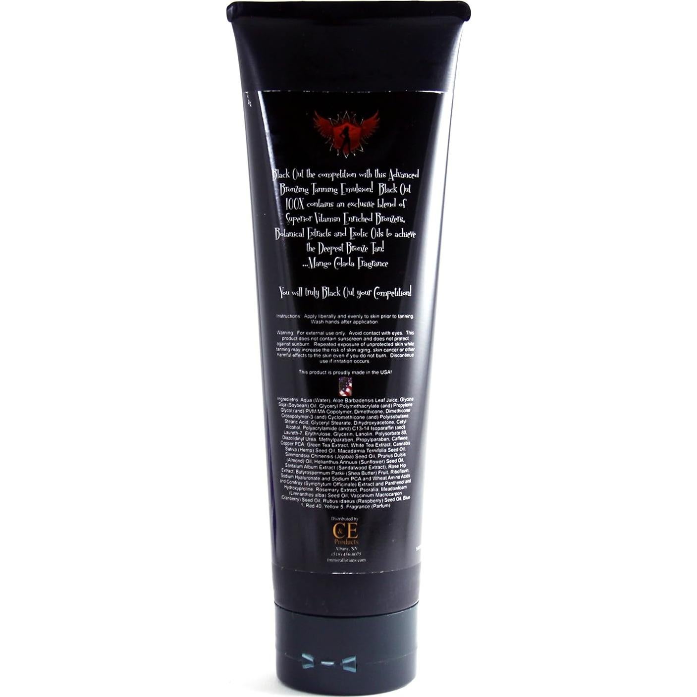Emulsión Bronceadora Oscura Immoral 100X 240ml Acelerador Seguro