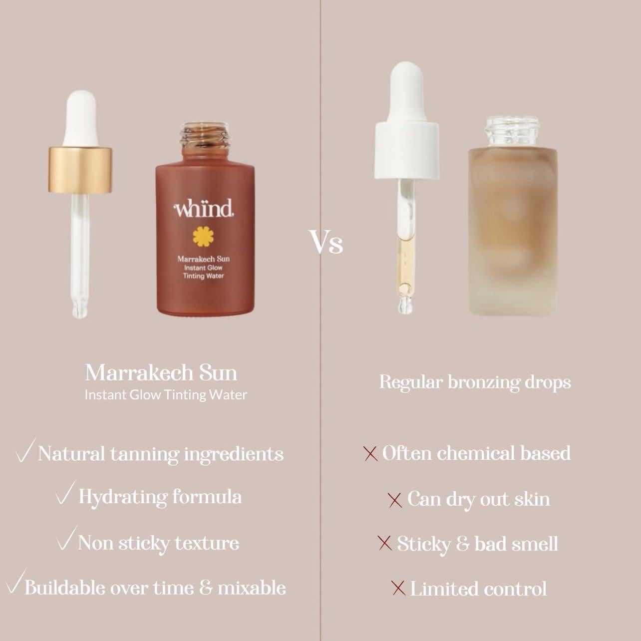 Gotas Bronceadoras WHIND Marrakech Sun 30ml - Bronceado Natural