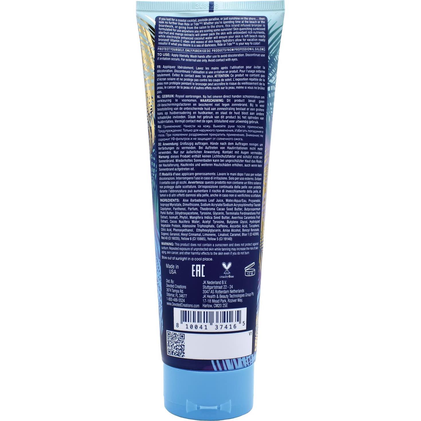 Bronceador Devoted Creations con Agua de Coco 255g