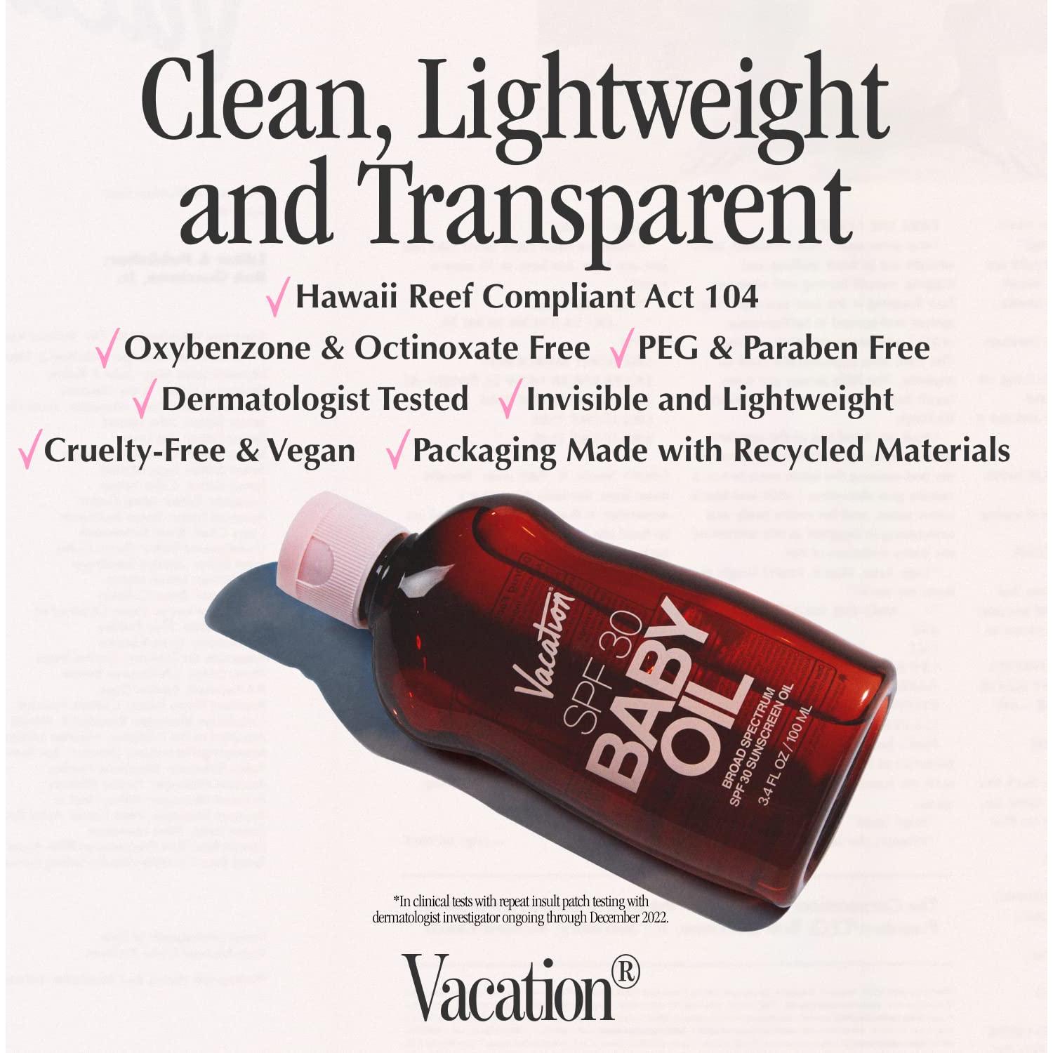 Aceite Protector Solar para Bebés Vacation SPF 30 - 100 ml