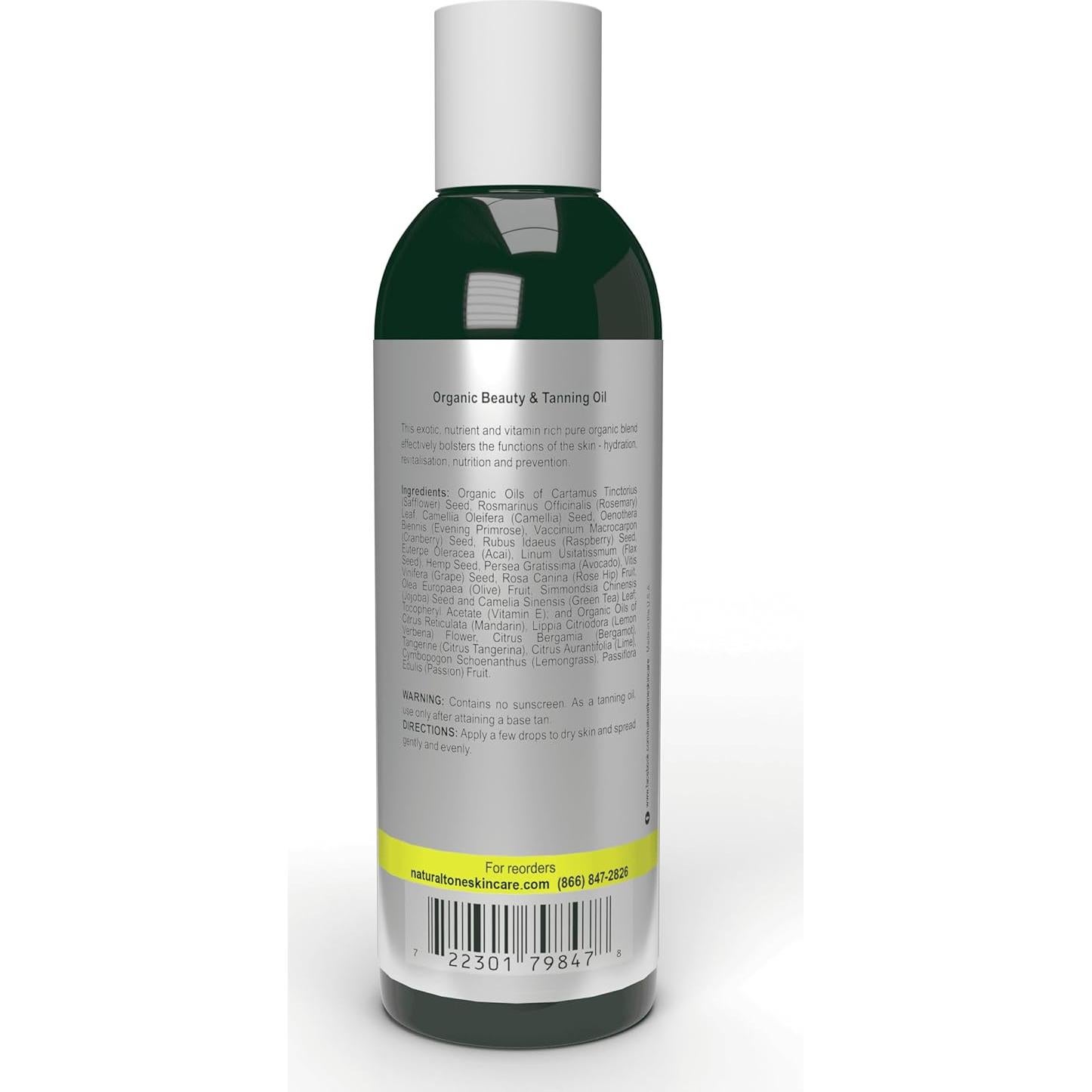 Aceite de Belleza Orgánico Natural Tone 177ml - Antienvejecimiento, Multiusos