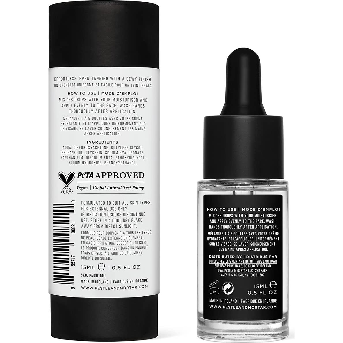 Glow Drops Pestle & Mortar - Bronceador Personalizable 15ml