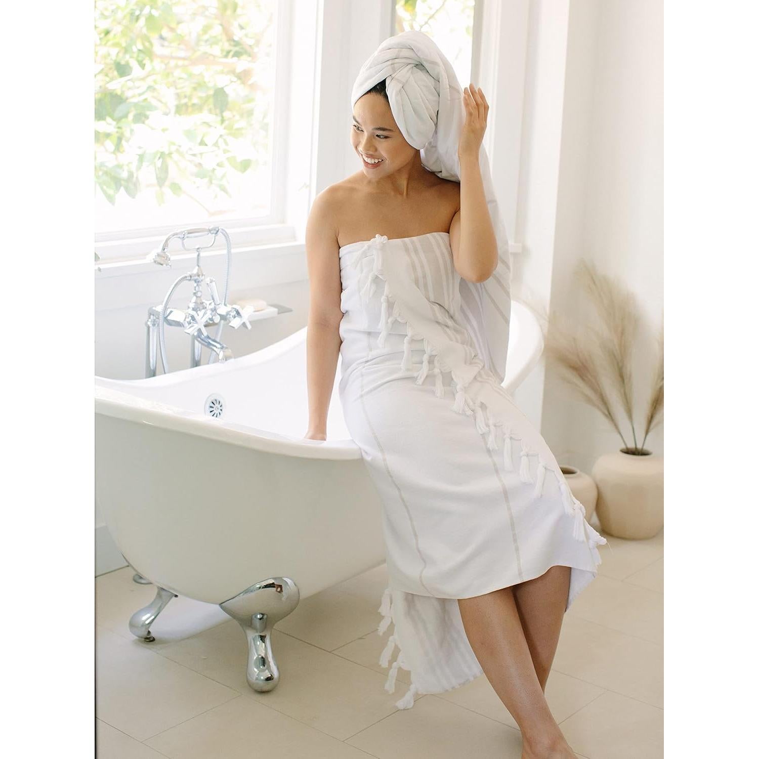 Toalla de Playa Fouta Turca Laguna Beach 178x102 cm 400 GSM