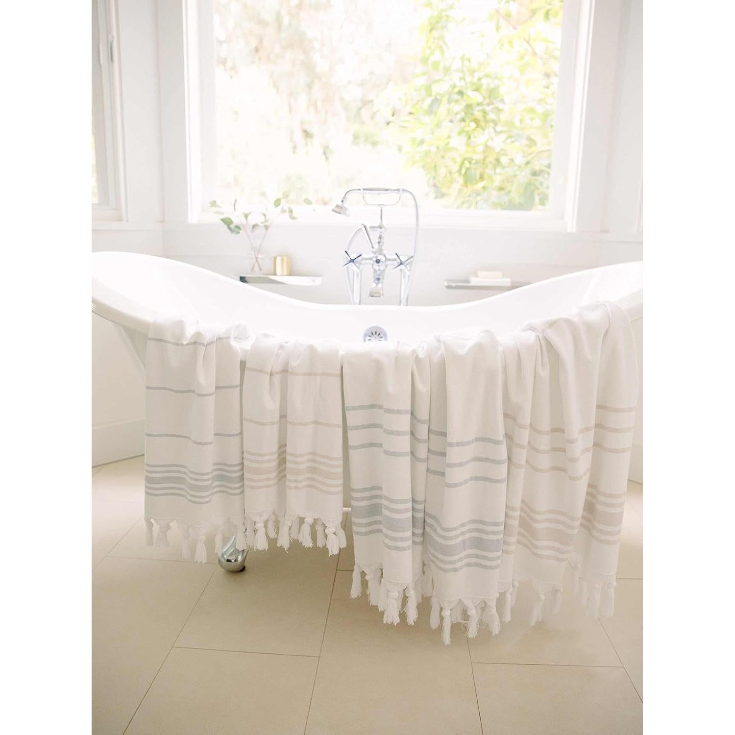 Toalla de Playa Fouta Turca Laguna Beach 178x102 cm 400 GSM