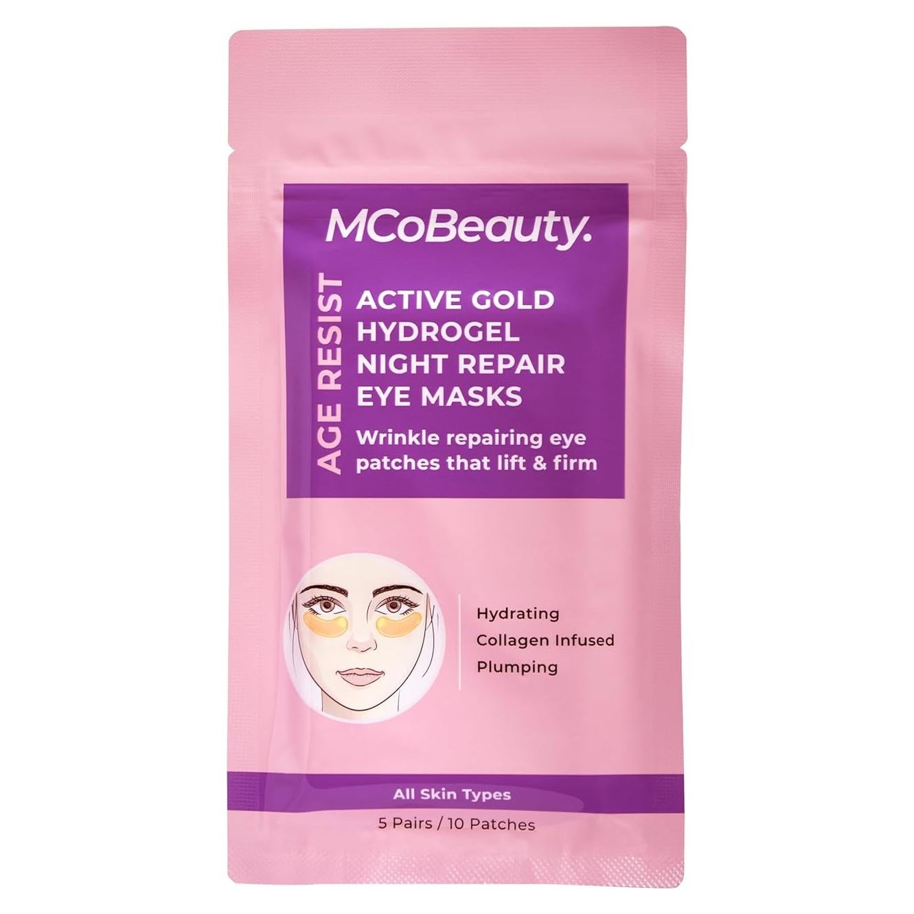 Parches de Ojos Hidrogel MCoBeauty con Colágeno y Ácido Hialurónico