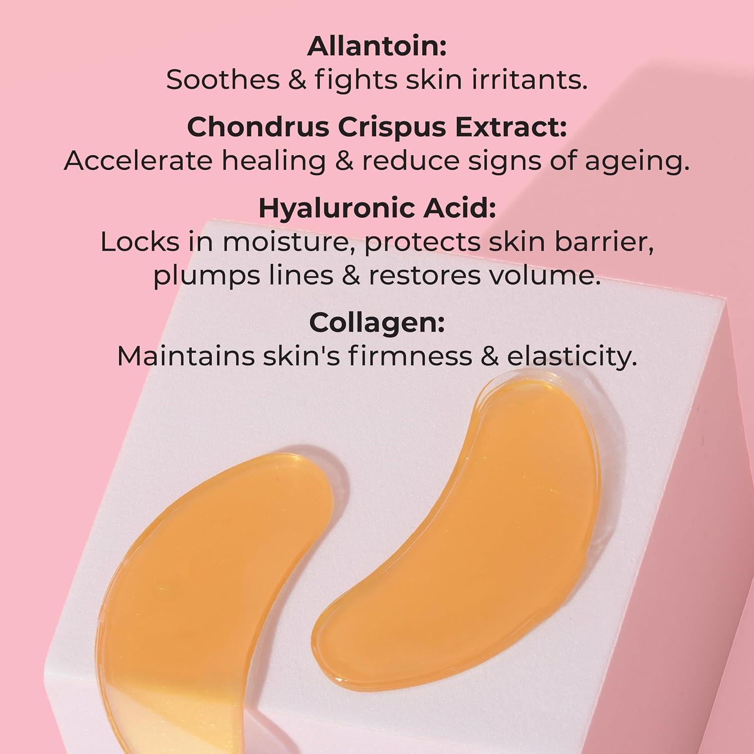 Parches de Ojos Hidrogel MCoBeauty con Colágeno y Ácido Hialurónico