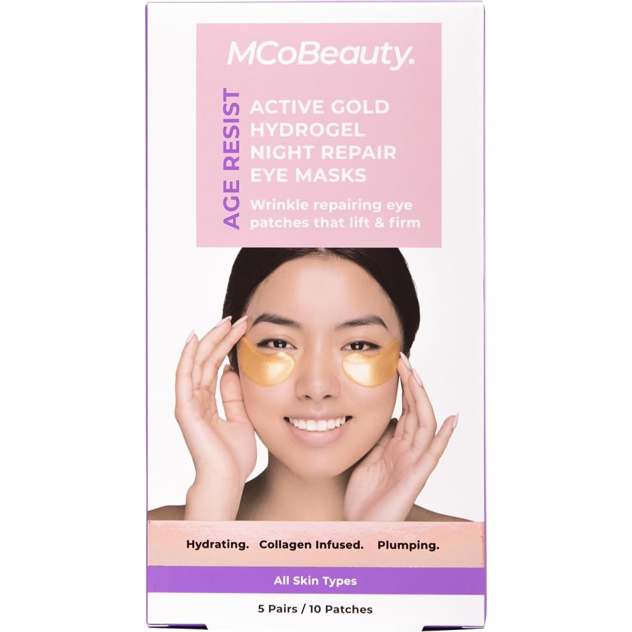 Parches de Ojos Hidrogel MCoBeauty con Colágeno y Ácido Hialurónico