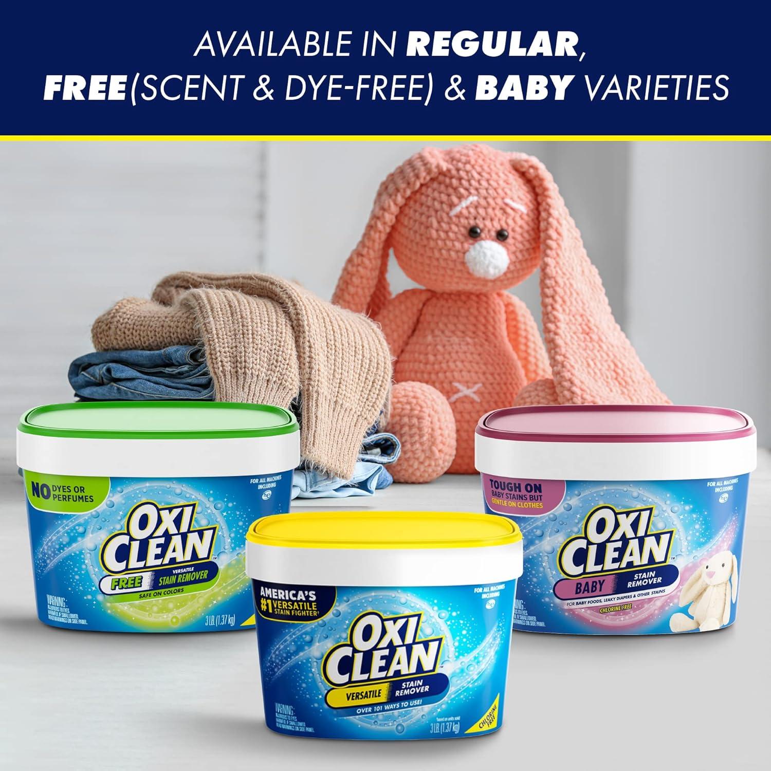 OxiClean Quitamanchas Versátil en Polvo 3.28 kg