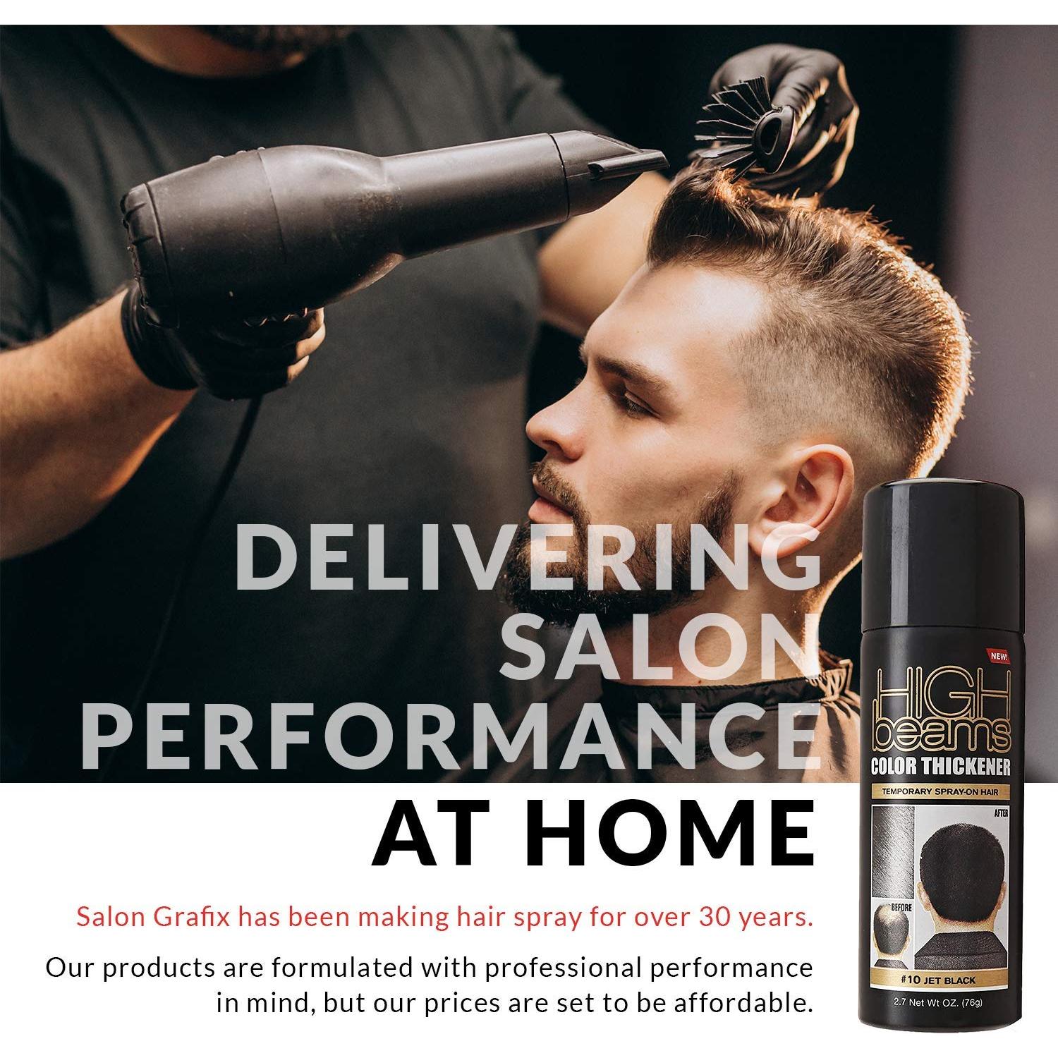 Spray Colorante Temporal Salon Grafix Negro Azabache 76.5 g