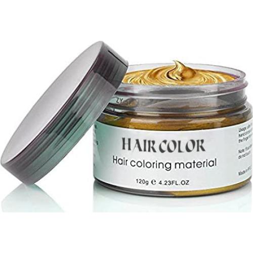 Cera de Color de Cabello Temporal Dorado YHMould 120ml