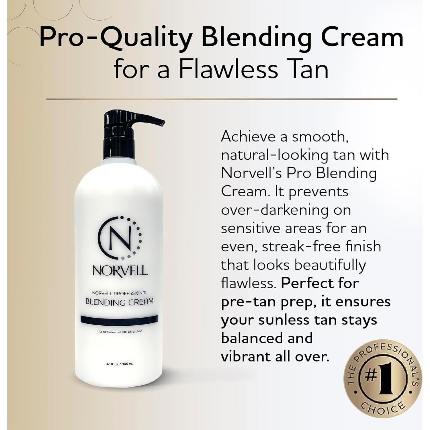 Spray Bronceador Sin Sol Norvell Venetian Plus 1006 ml + Crema Barrera 946 ml