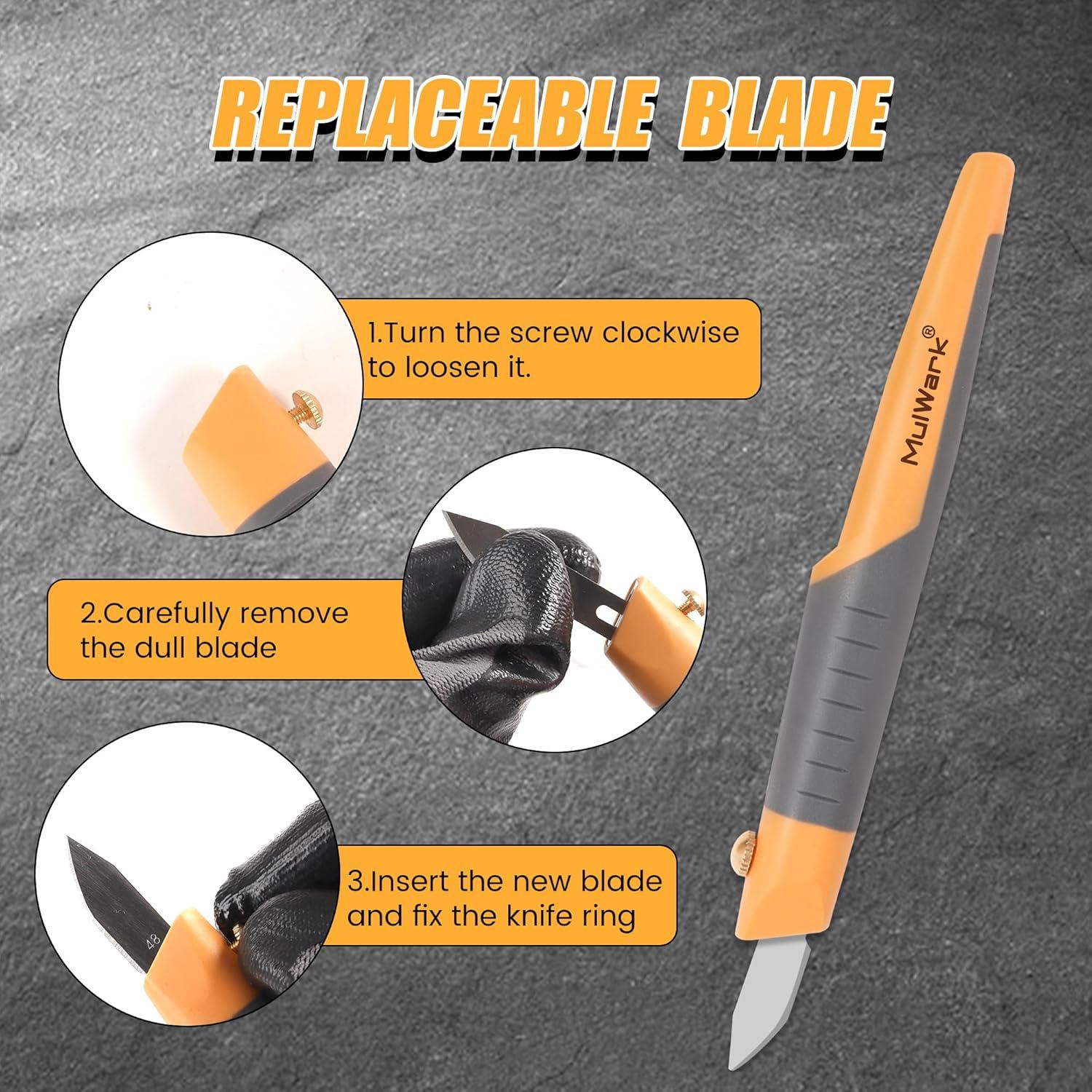 Conjunto de cuchillos de precisión MulWark 32 piezas