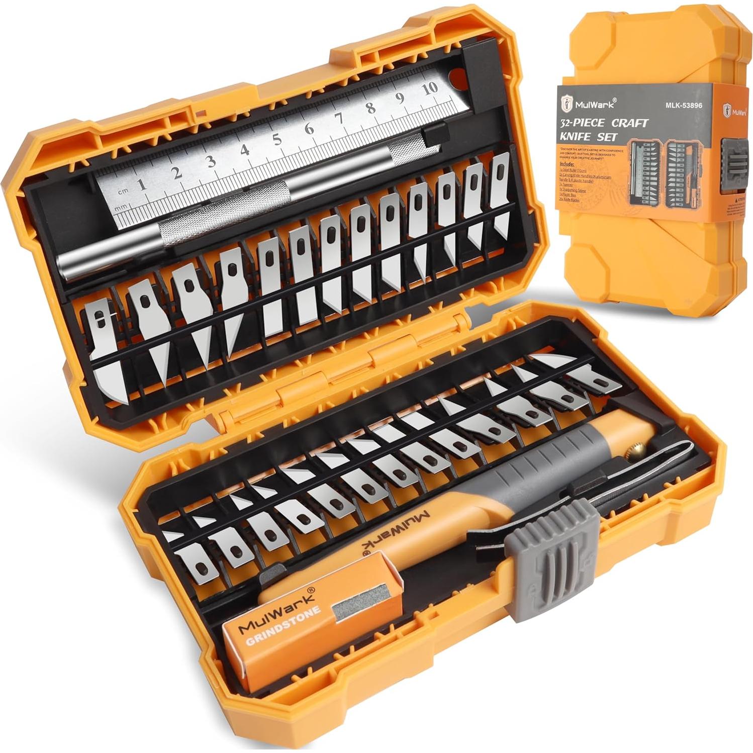 Conjunto de cuchillos de precisión MulWark 32 piezas