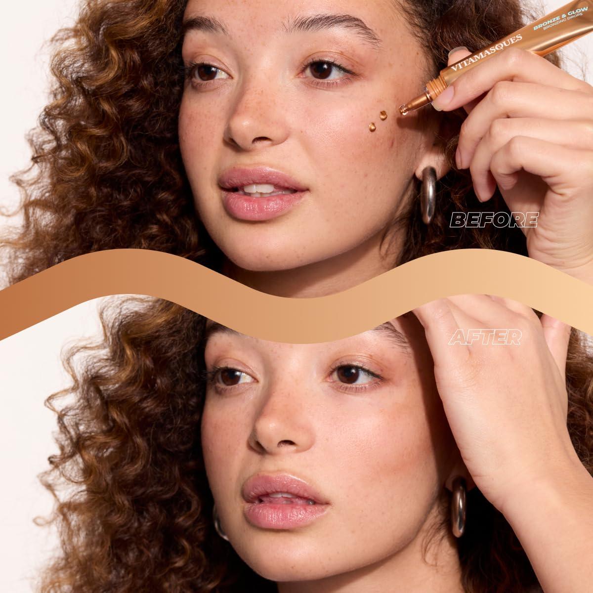 Vitamasques Gotas Bronceadoras para Cara 17.86g - Hidratación y Brillo