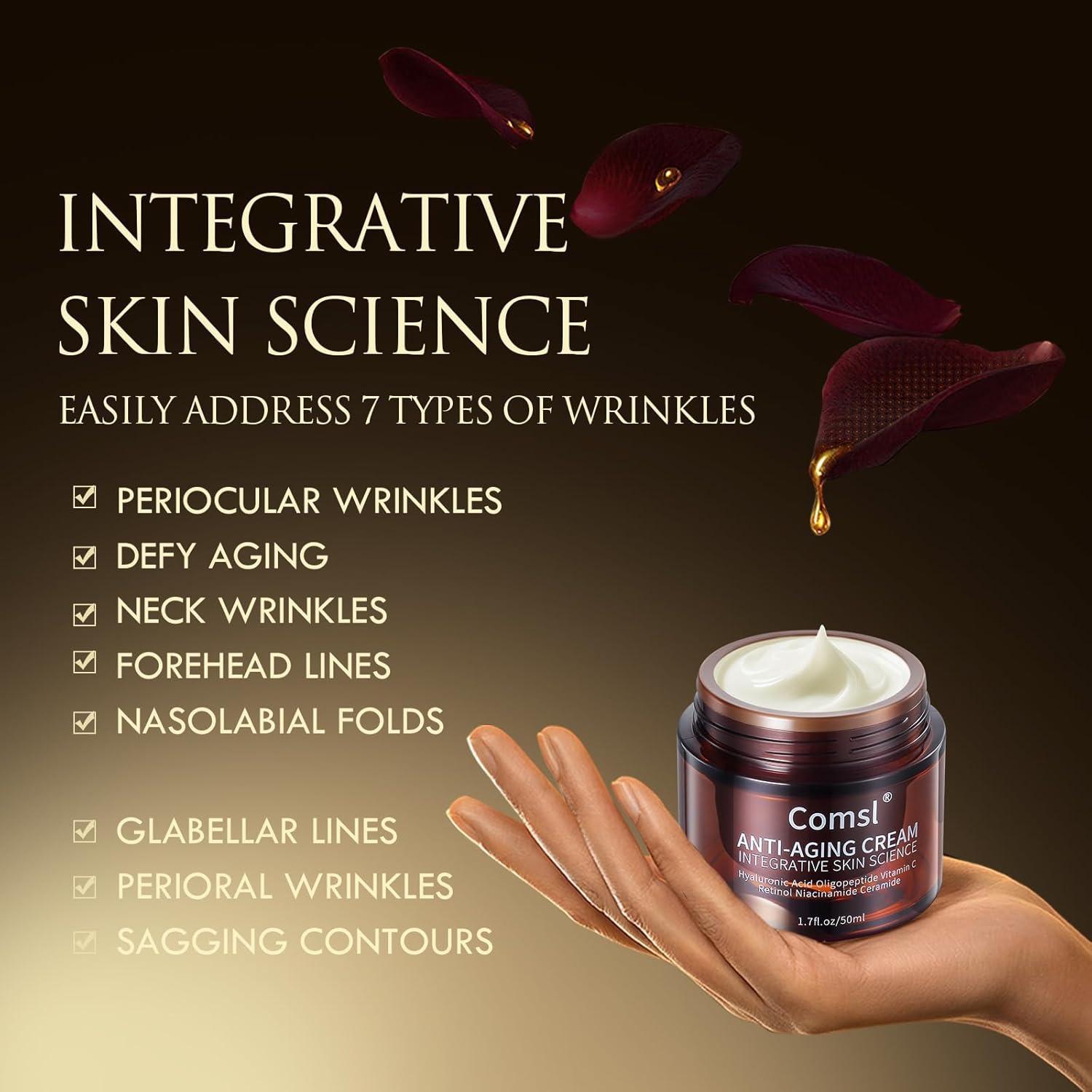 Crema Hidratante Facial Antienvejecimiento Comsl 50 ml