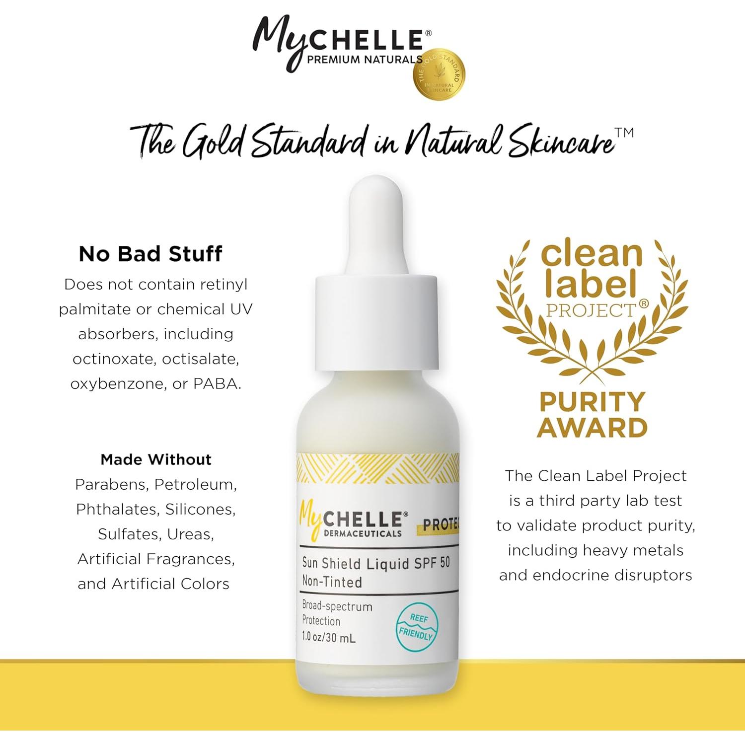 Protector Solar MyChelle SPF 50 en Barra y Líquido - 2 Unidades