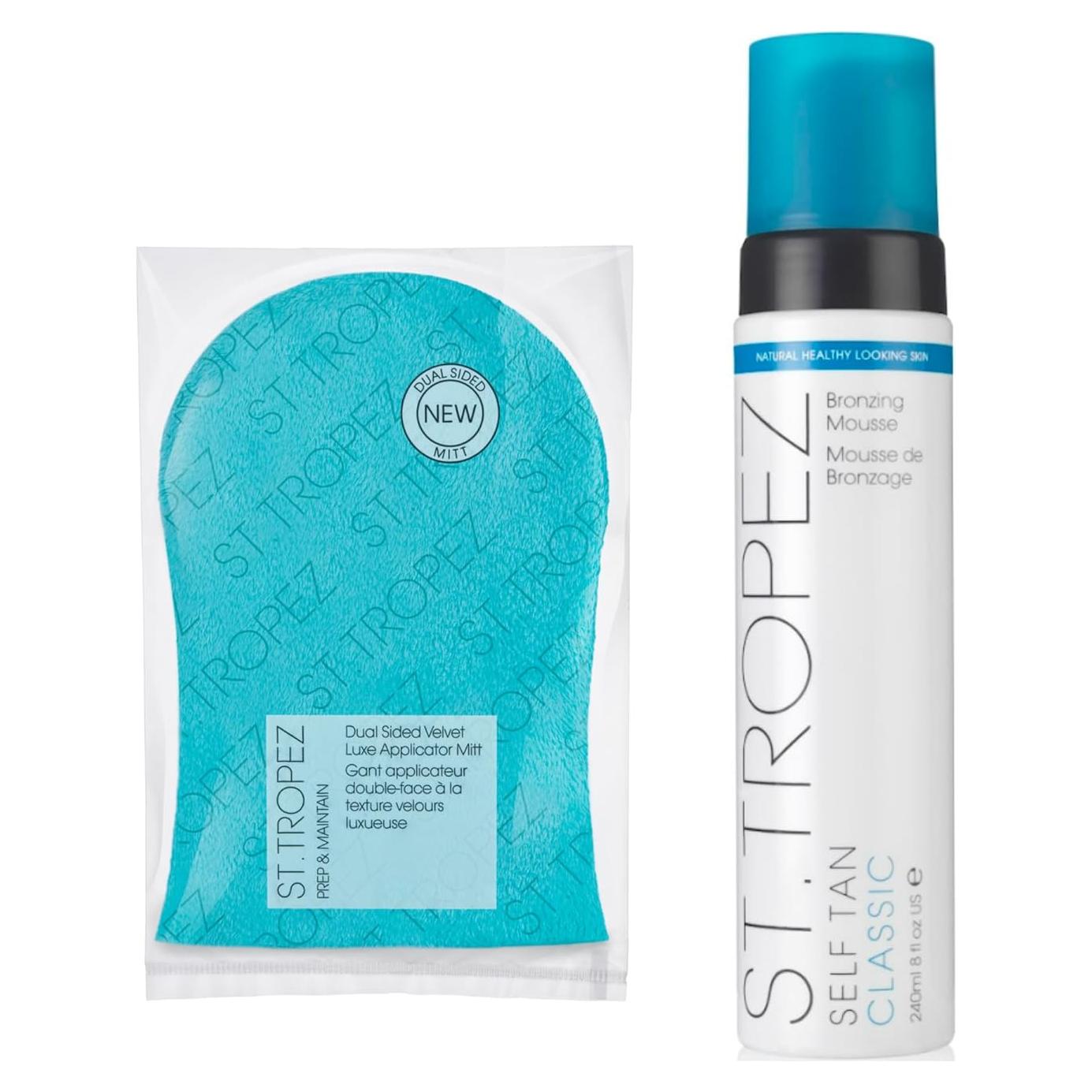 Paquete de Mitón de Terciopelo Luxe St. Tropez + Mousse 226g
