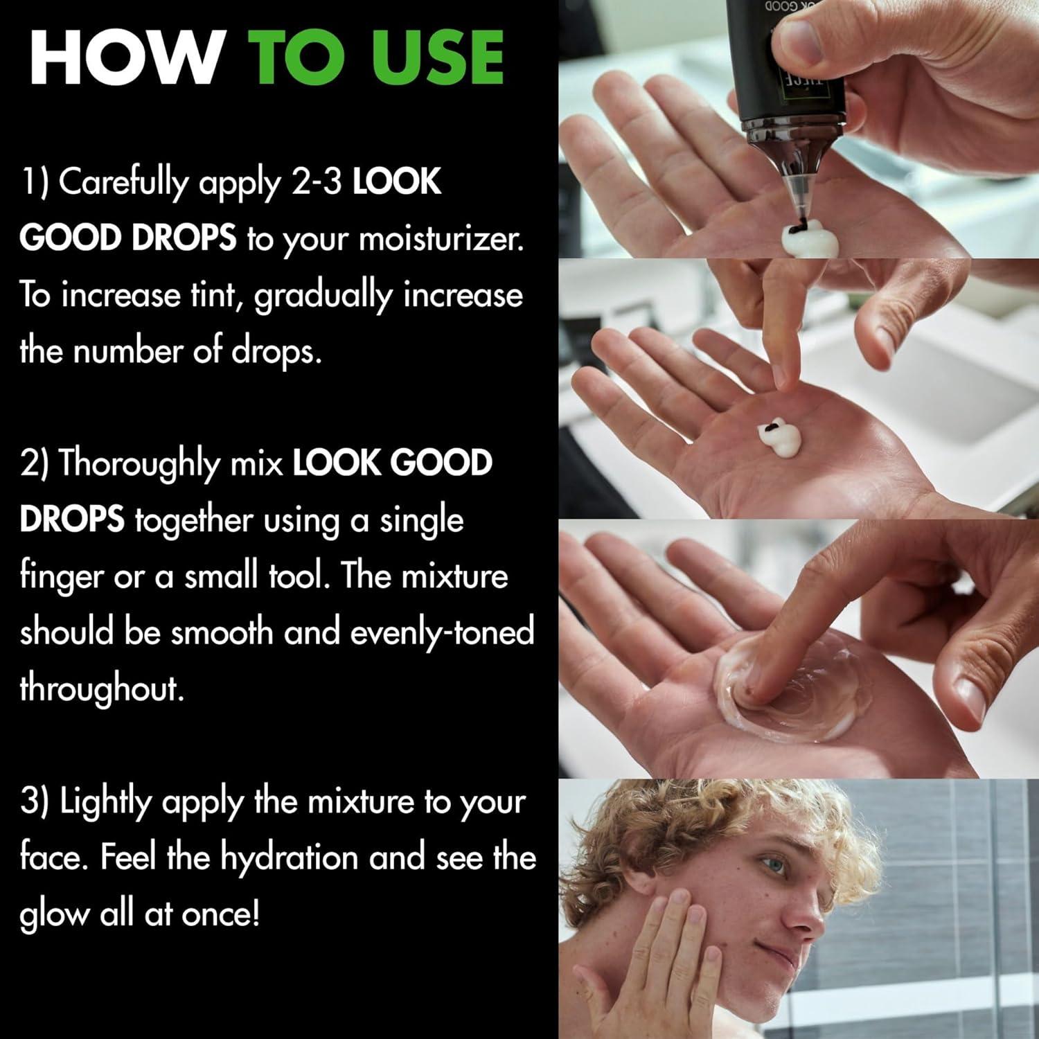 Tiege Hanley Look Good Tanning Drops 20ml - Hidratante Facial Hombre