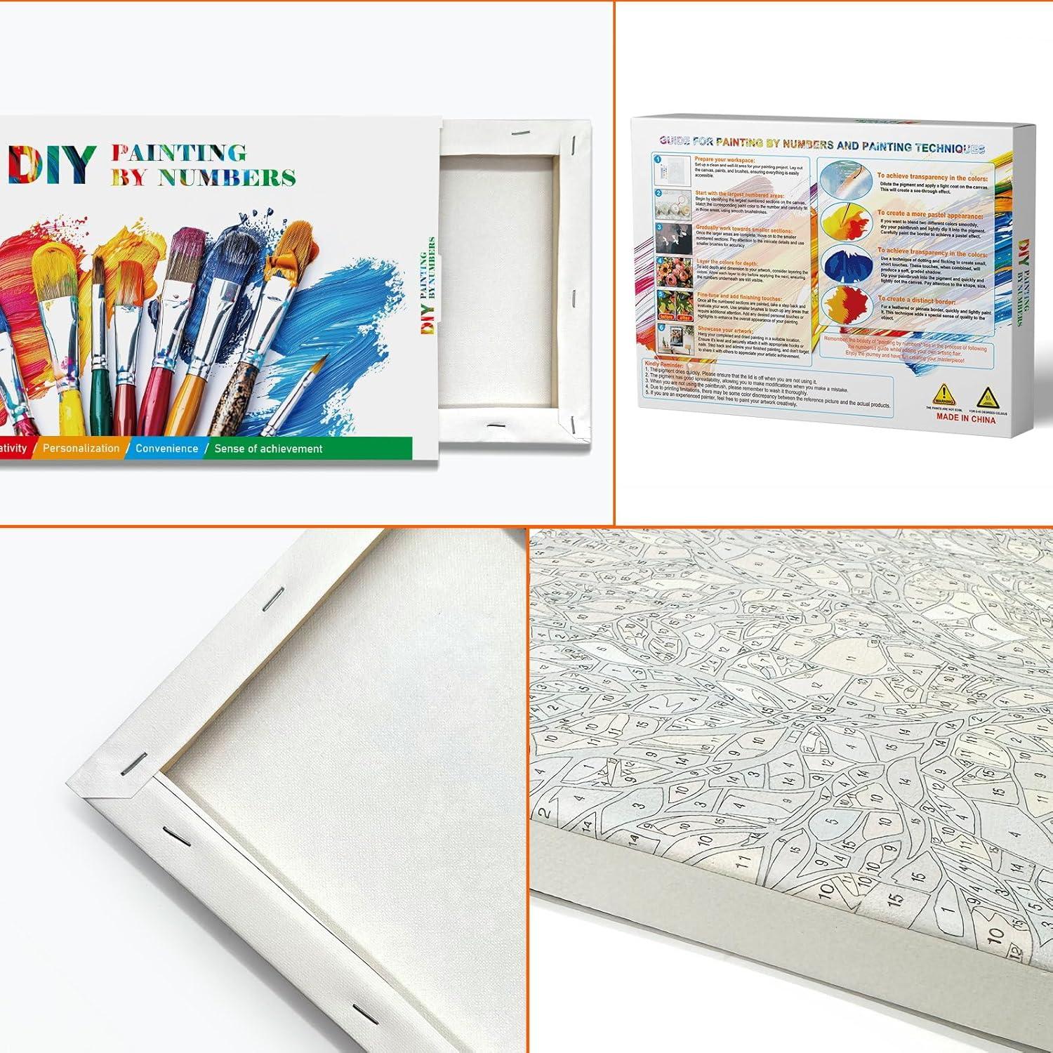 Kit de Pintura por Números JOOZ 20x30 cm para Adultos