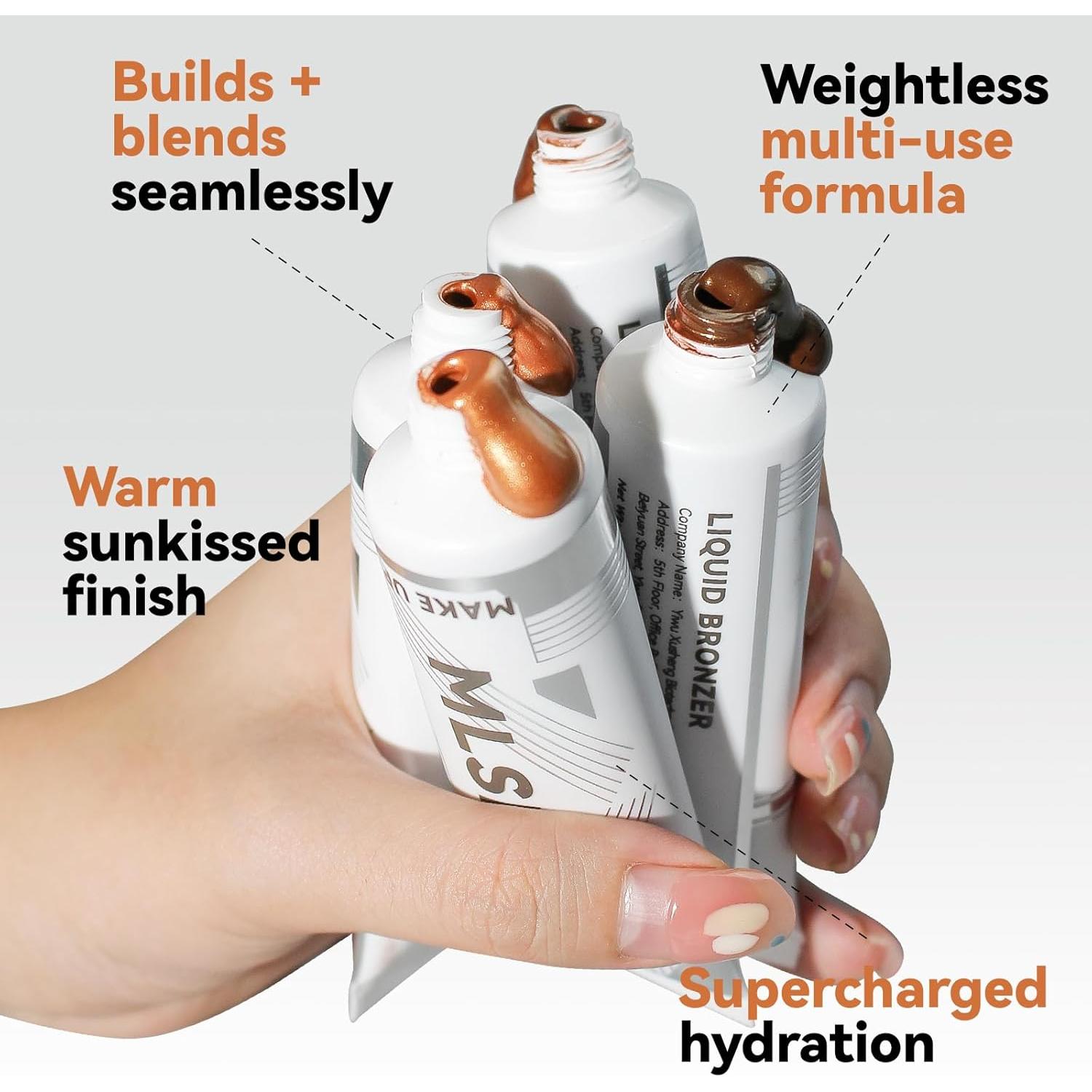 Aceite Corporal Bronceador Brillante 20 ml - Set de 2 Tonos