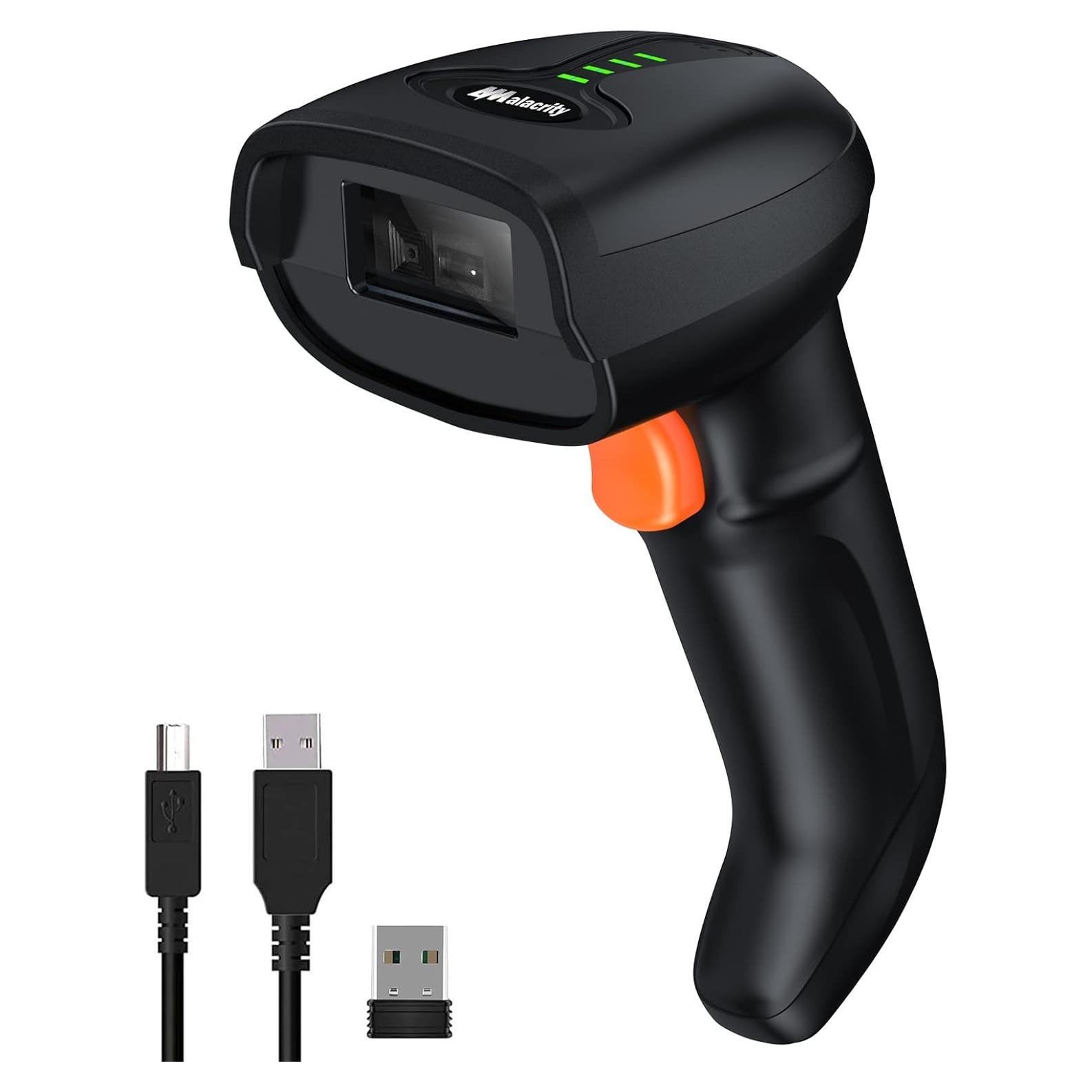 Escáner de Código de Barras Inalámbrico Bluetooth Ganao 100m