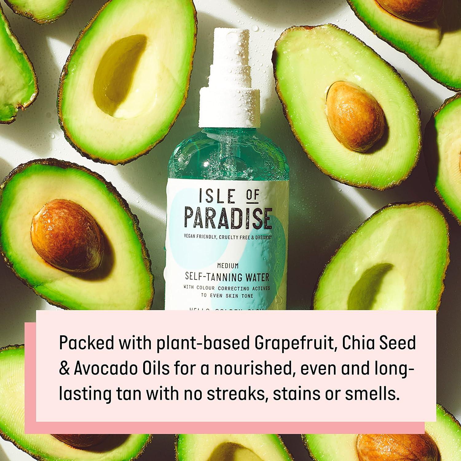 Isla del Paraíso Bronceador Autoadhesivo Media + Spray Pro Glow