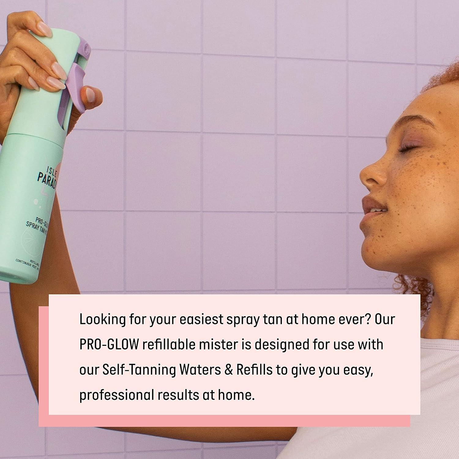 Isla del Paraíso Bronceador Autoadhesivo Media + Spray Pro Glow