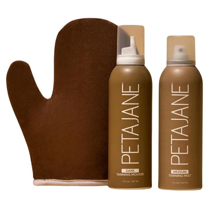 Peta Jane Paquete Esencial Mousse y Bruma Autobronceadora Oscura