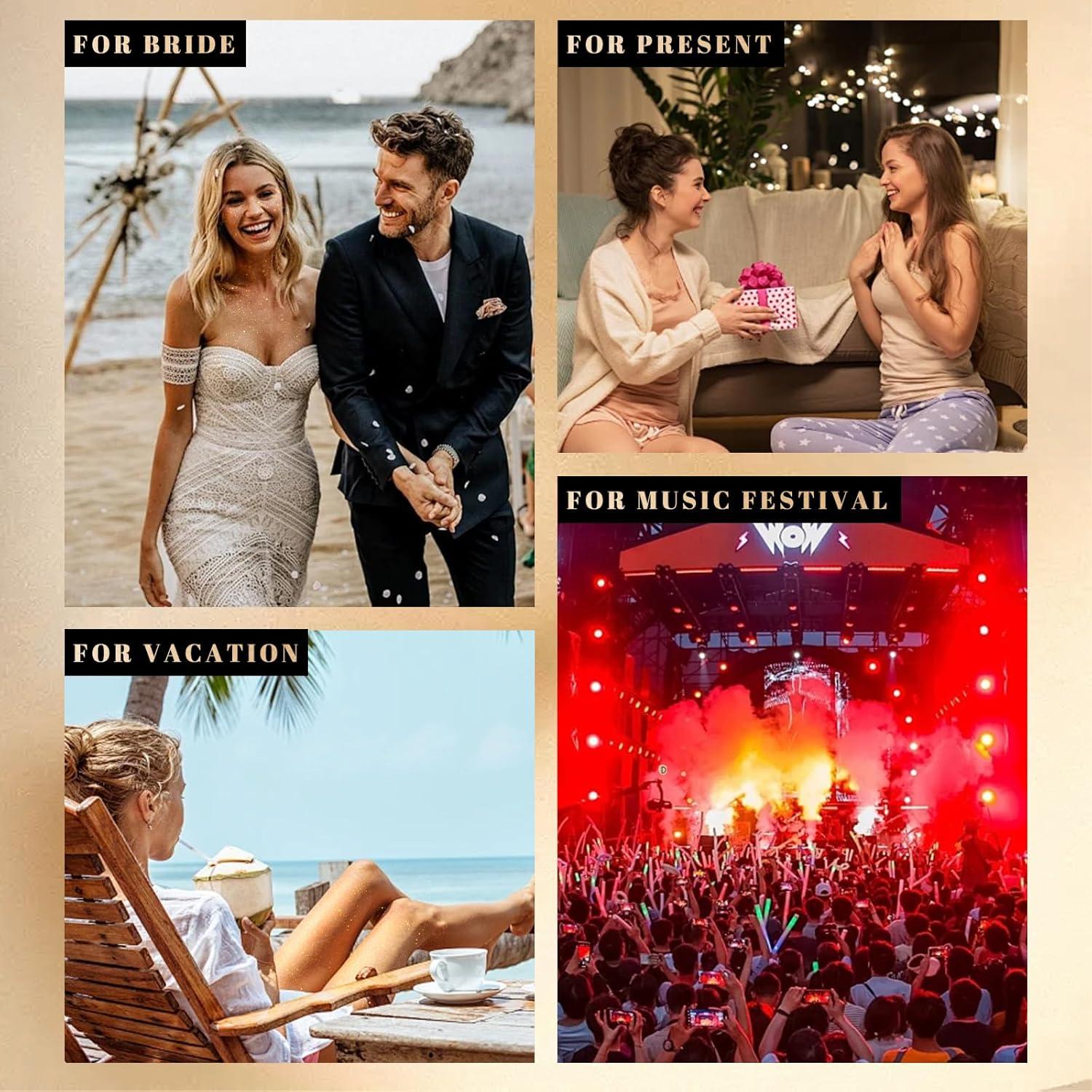 Spray Brillante HOSAILY 168g Dorado para Cuerpo y Cabello